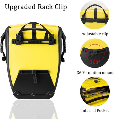 Bike Panniers Waterproof for Rear Rack