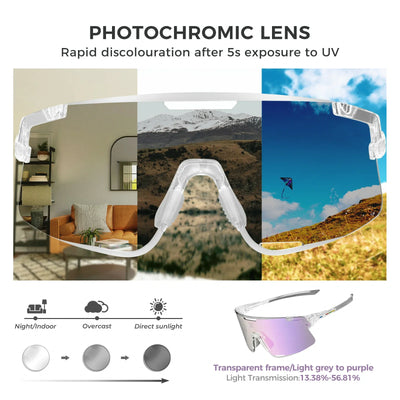 Boundless Sports Sunglasses with 3 Interchangeable Lenses