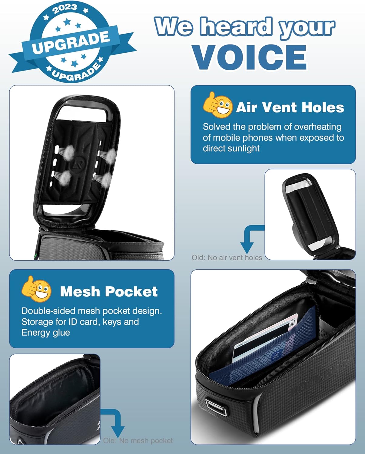 Bike Phone Bag for Secure Riding and Easy Access
