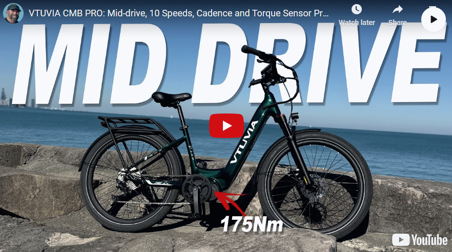 Load video: CMB Electric Bike Riding Test | VTUVIA E-bikes