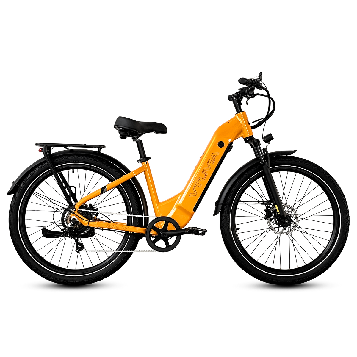 VTUVIA Zeal LT7 electric bike in Lemon Yellow